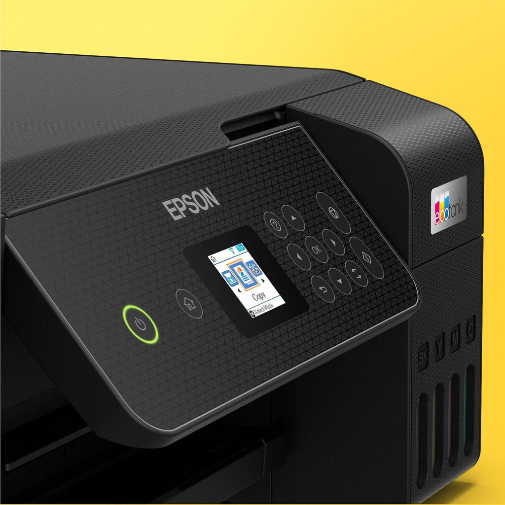 Epson ecotank et-2871 a4 multifunctionele wi-fi-printer met inkttank all-in-one inkjetprinter (zwart, scannen, kopiëren, wi-fi, inclusief tot 3 jaar inkt)