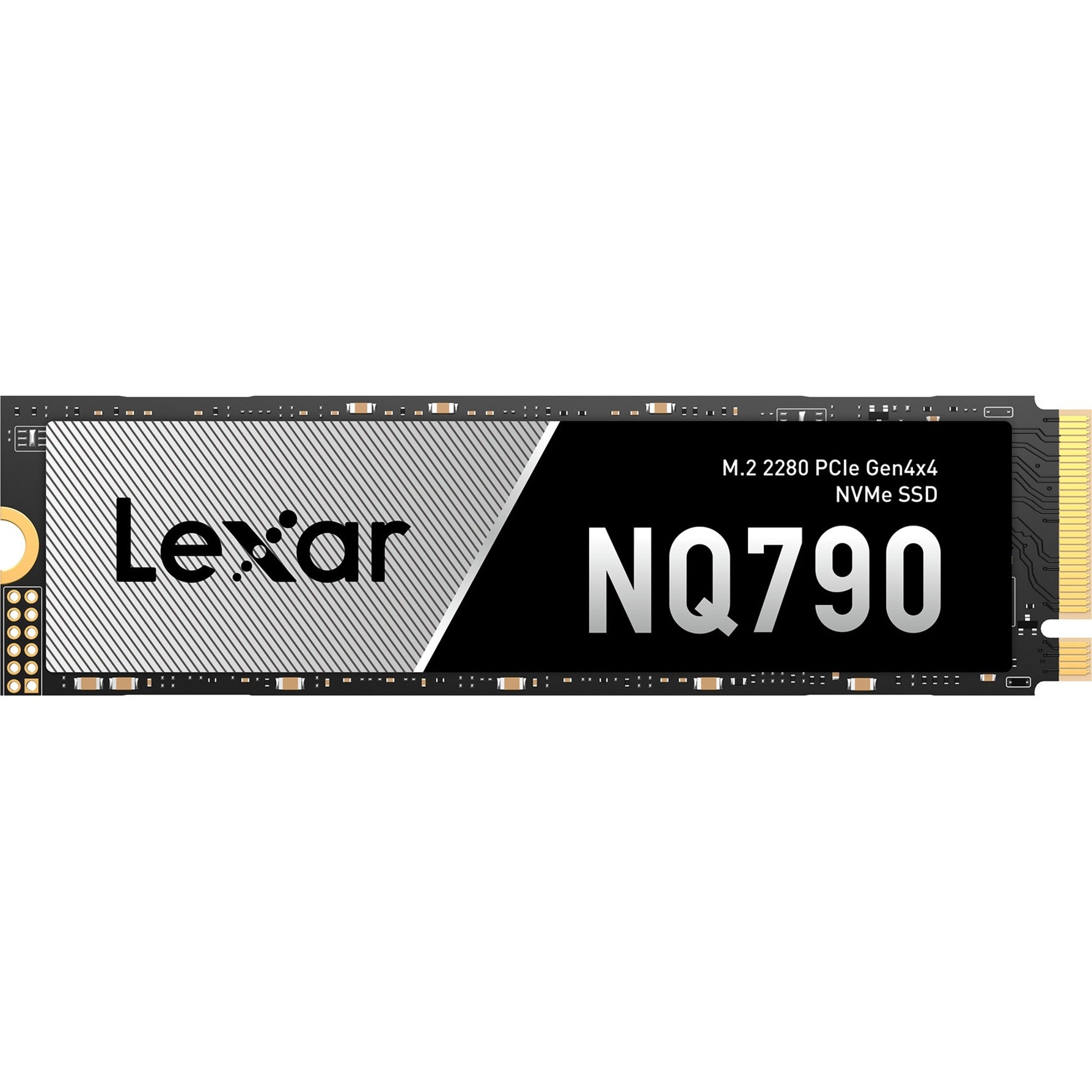 Lexar nq790 2 tb ssd (zwart grijs, pcie 4.0 x4, nvme 1.4, m.2 2280)