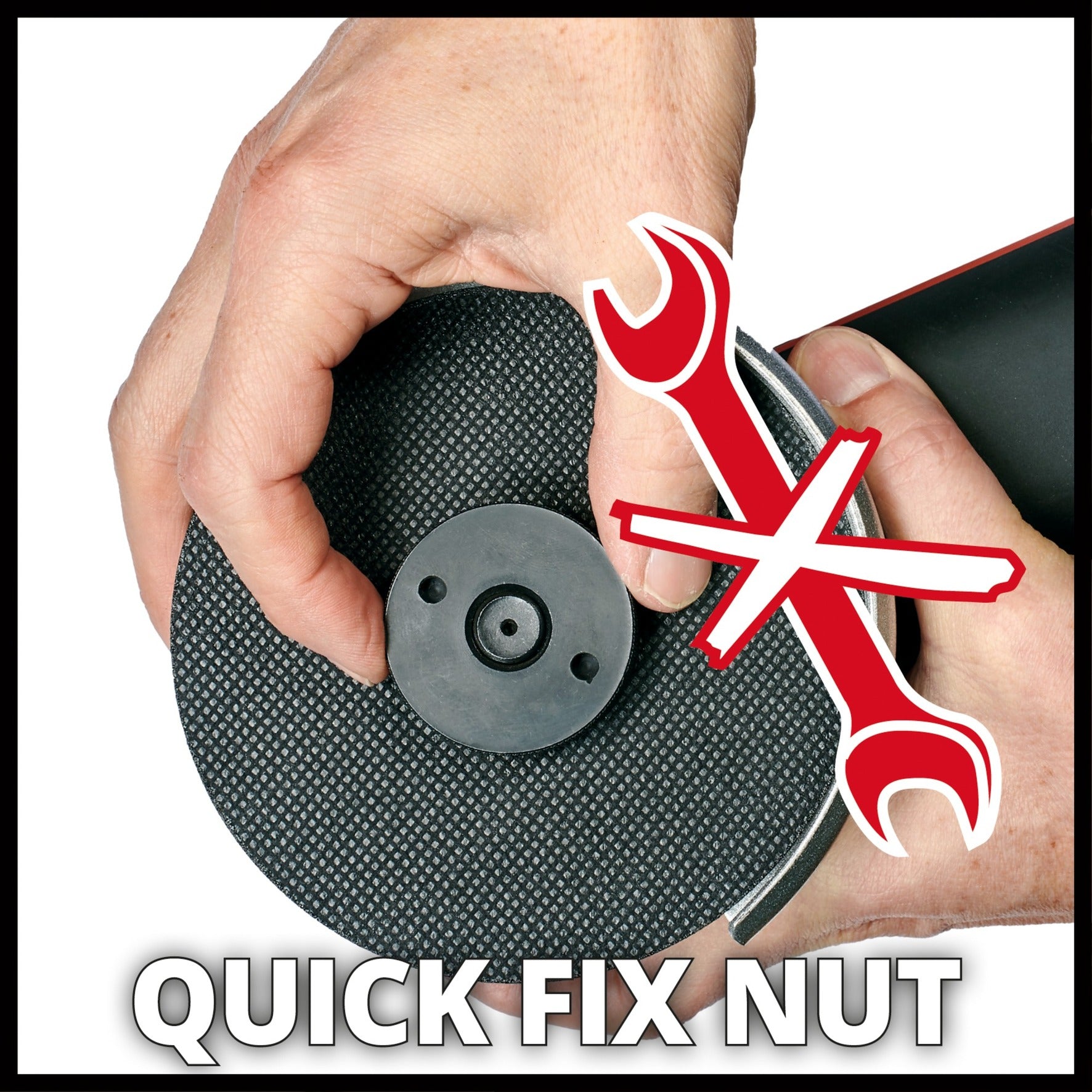 Einhell accu haakse slijper axxio 18 115 q bl li solo - power x-change - 18 v li-ion - koolborstelloze motor - ø115 mm - 8.500 t min - snelspanmoer - excl. accu, lader en slijpschijf