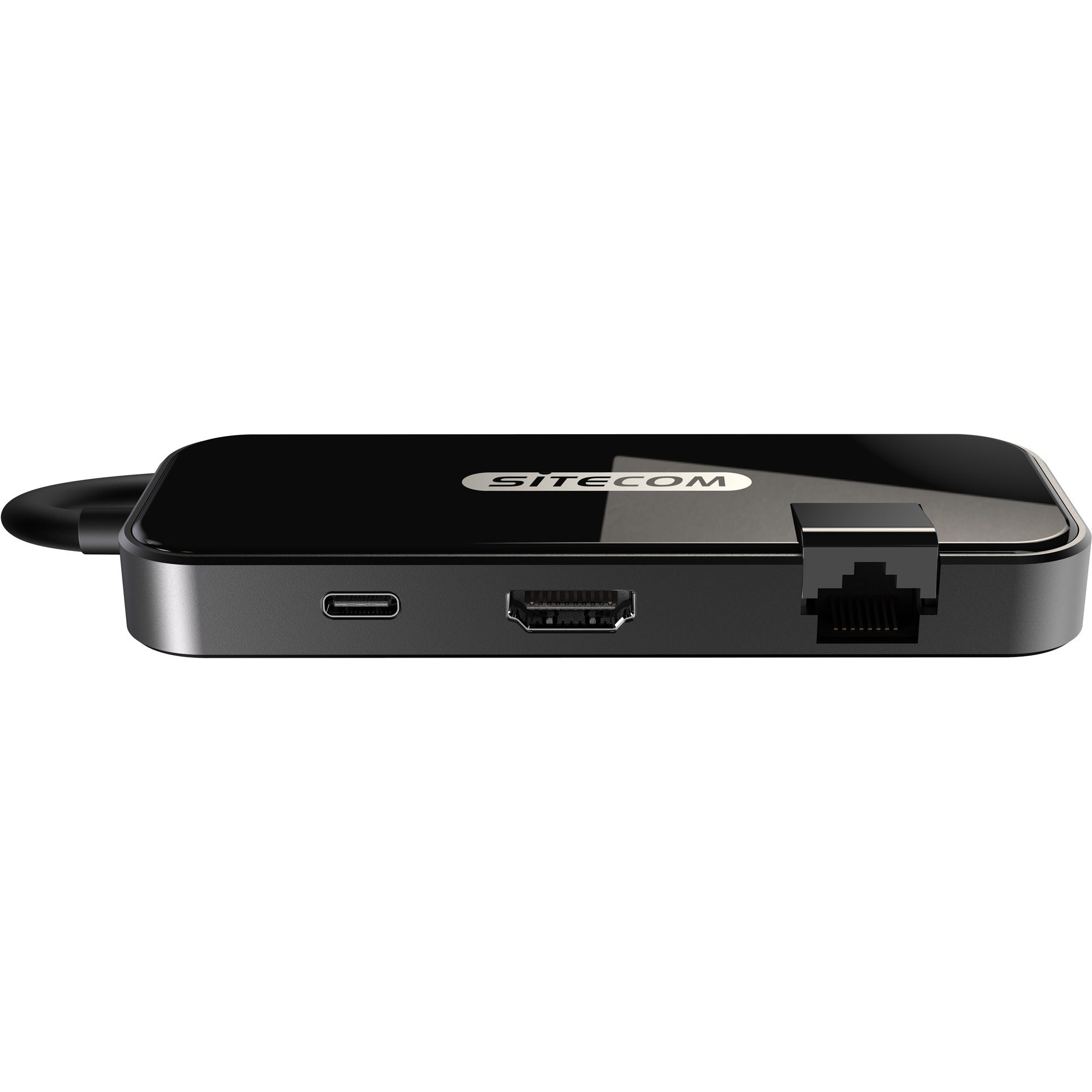 Sitecom usb-c to hdmi + gigabit lan adapter (zwart)