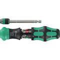 Wera kraftform kompakt 20 ra-r, 6‑delig bitset (zwart groen)