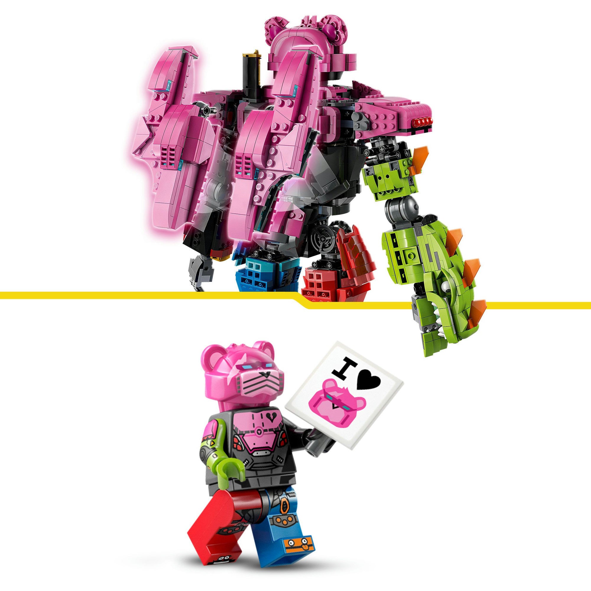 Lego fortnite - mecha team leader constructiespeelgoed (77078)