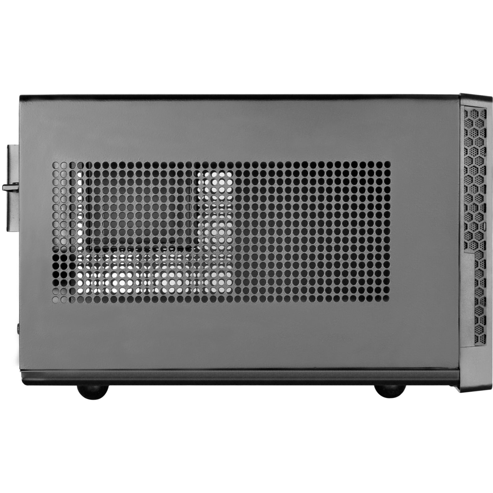Silverstone sst-sg13b-c mini tower behuizing (zwart | 1x usb-a | 1x usb-c)