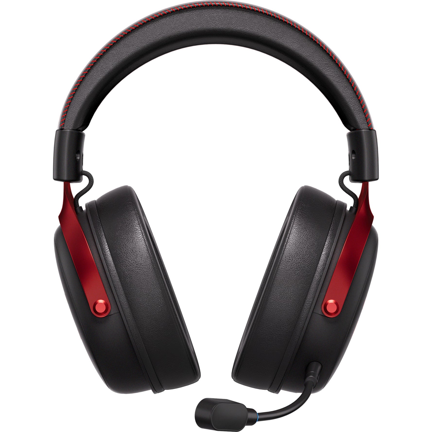 Mchose v9 pro wireless over-ear gaming headset (zwart rood, pc laptop playstation switch smartphone, 2.4g bluetooth wired type-c)
