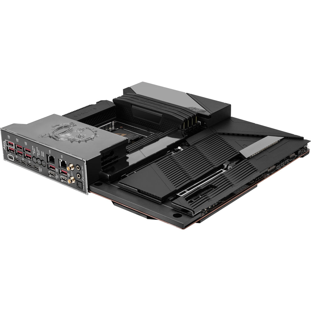 Msi meg z890 godlike socket 1851 moederbord (zwart, raid, 10gb-lan, 5gb-lan, wlan, bt, sound, e-atx)