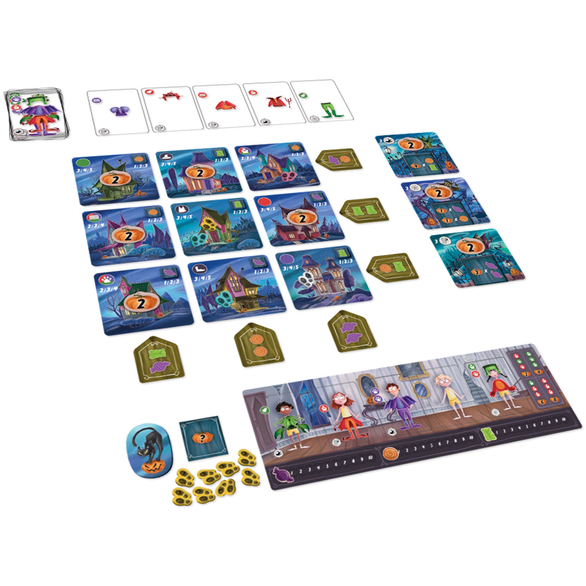 999games 999 games tricky treats bordspel (nederlands, 2 - 4 spelers, 45 minuten, vanaf 8 jaar)