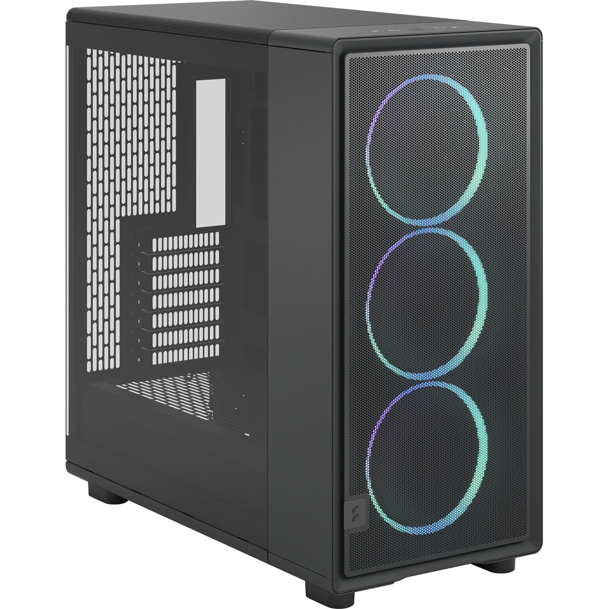 Fractal design epoch xl tg rgb midi tower behuizing (zwart | 2x usb-a | 1x usb-c | rgb | tempered glass)