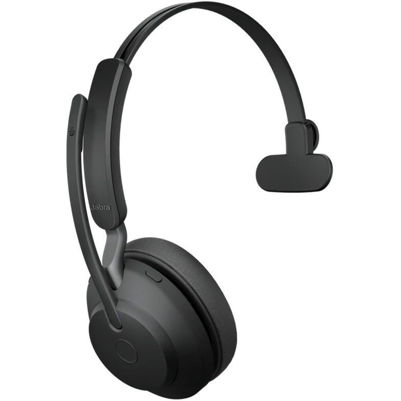 Jabra evolve2 65, ms mono on-ear headset (zwart, microsoft teams, bluetooth)