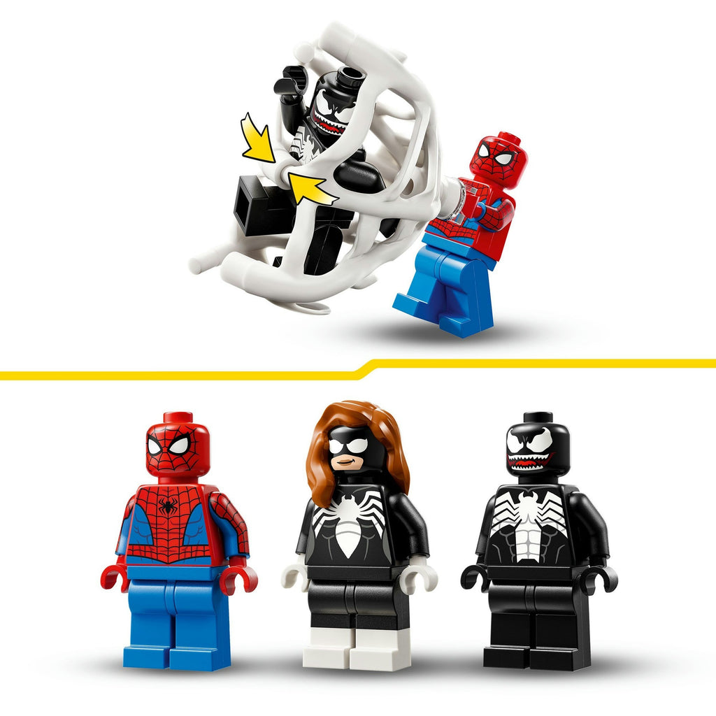 LEGO Superhelden 76309 Spider-Man vs. Venom Oldtimer