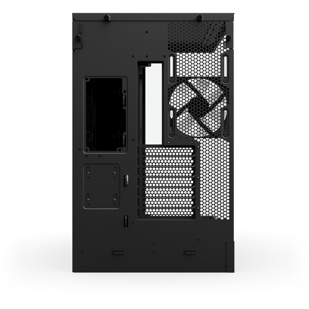 Nzxt h9 flow rgb+ midi tower behuizing (zwart (mat) | 2x usb-a | 1x usb-c | rgb | tempered glass)
