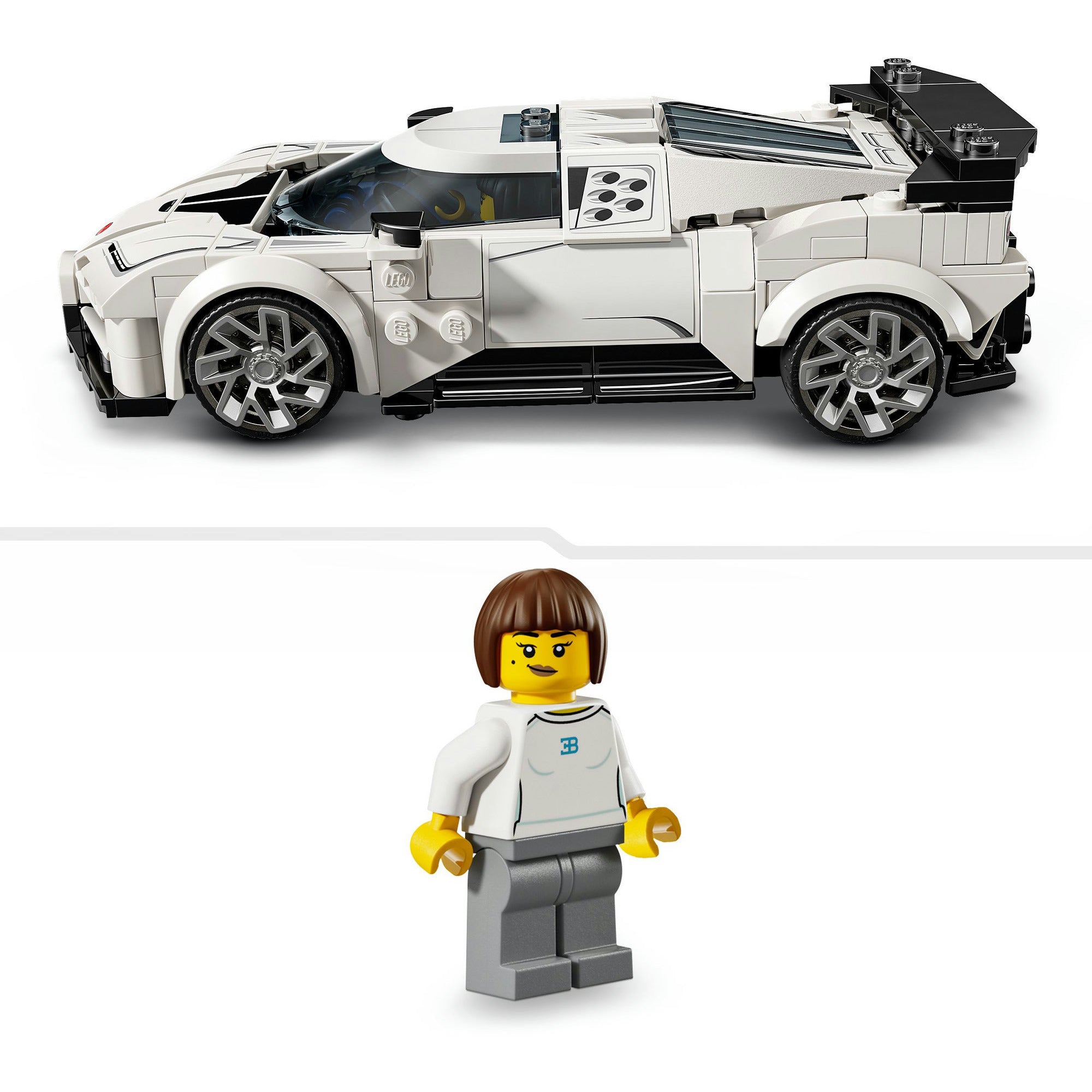 Lego speed champions 77240 bugatti centodieci hyper sportauto