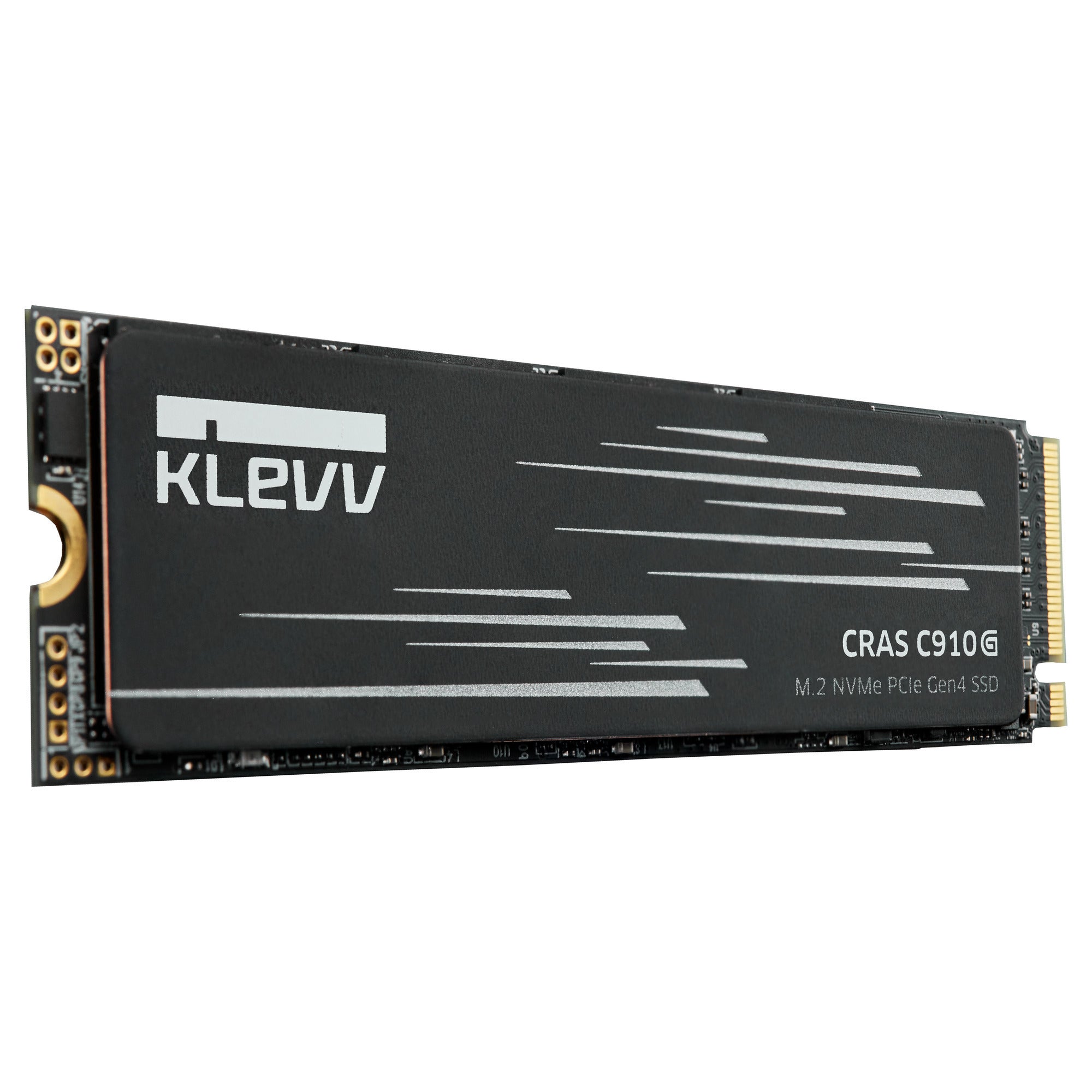 Klevv cras c910g 4 tb ssd (zwart, k04tbm2sp0-10g, pcie gen 4.0 x4, nvme 2.0)