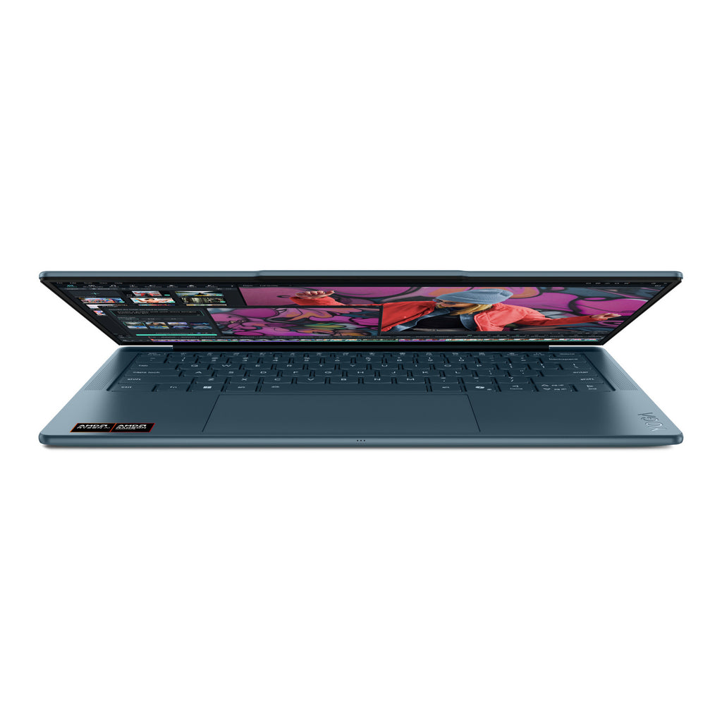 Lenovo yoga slim 7 14akp10 (83jy0083mh) 14 copilot+ laptop (blauwgroen | ryzen ai 7 350 | radeon 860m | 16 gb | 512 gb ssd)