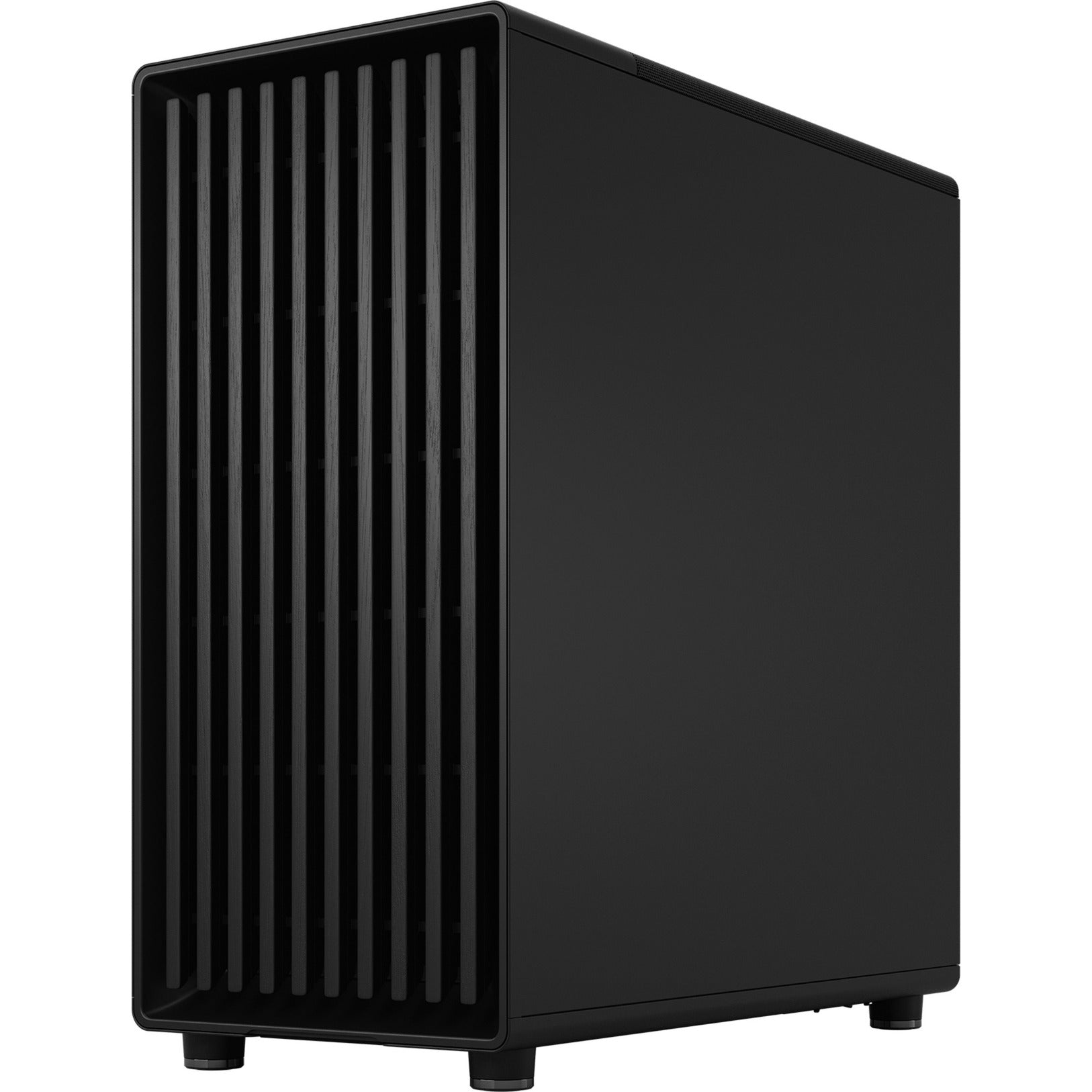 Fractal design north momentum edition midi tower behuizing (zwart houtkleur | 2x usb-a | 1x usb-c | tempered glass)