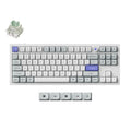 Keychron q3 he 8k magnetic switch keyboard (wit, us lay-out (qwerty), ultra-fast lime, 80% (tkl), rgb, hot swap, 8k)