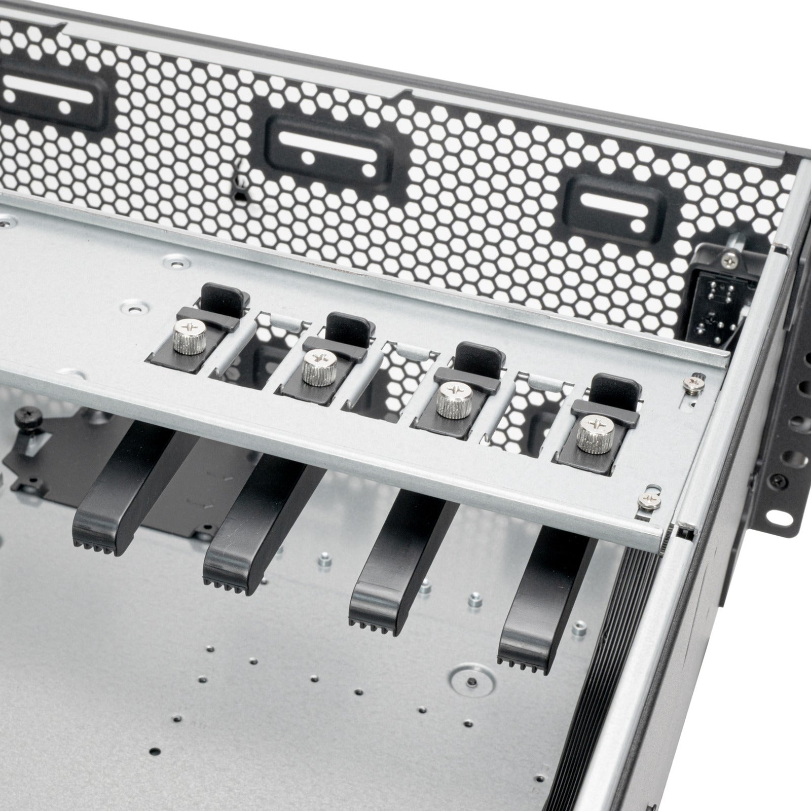 Silverstone rm4a rack behuizing (zwart | 4u | usb-c)