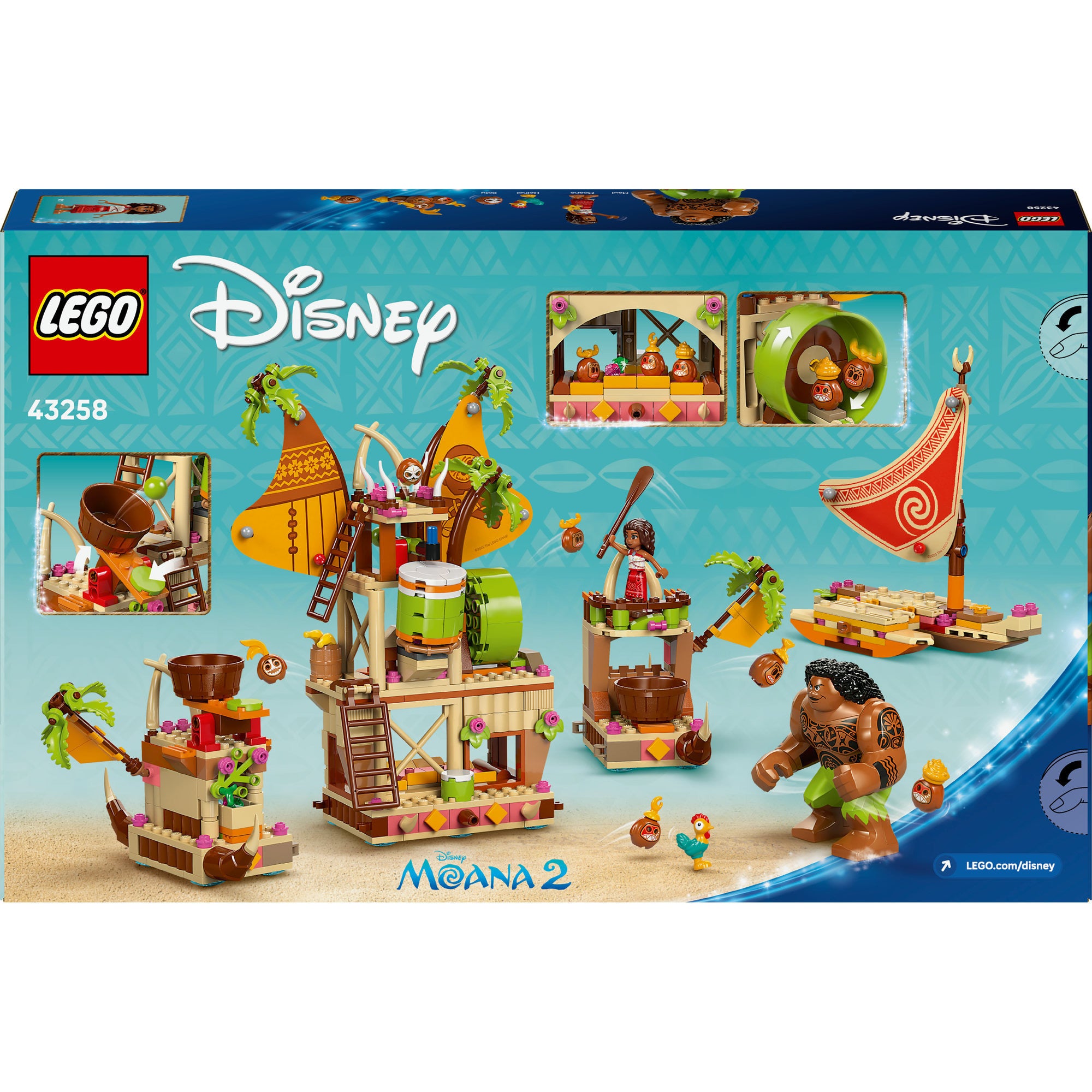 Lego disney vaiana 2 kakamora boot - 43258