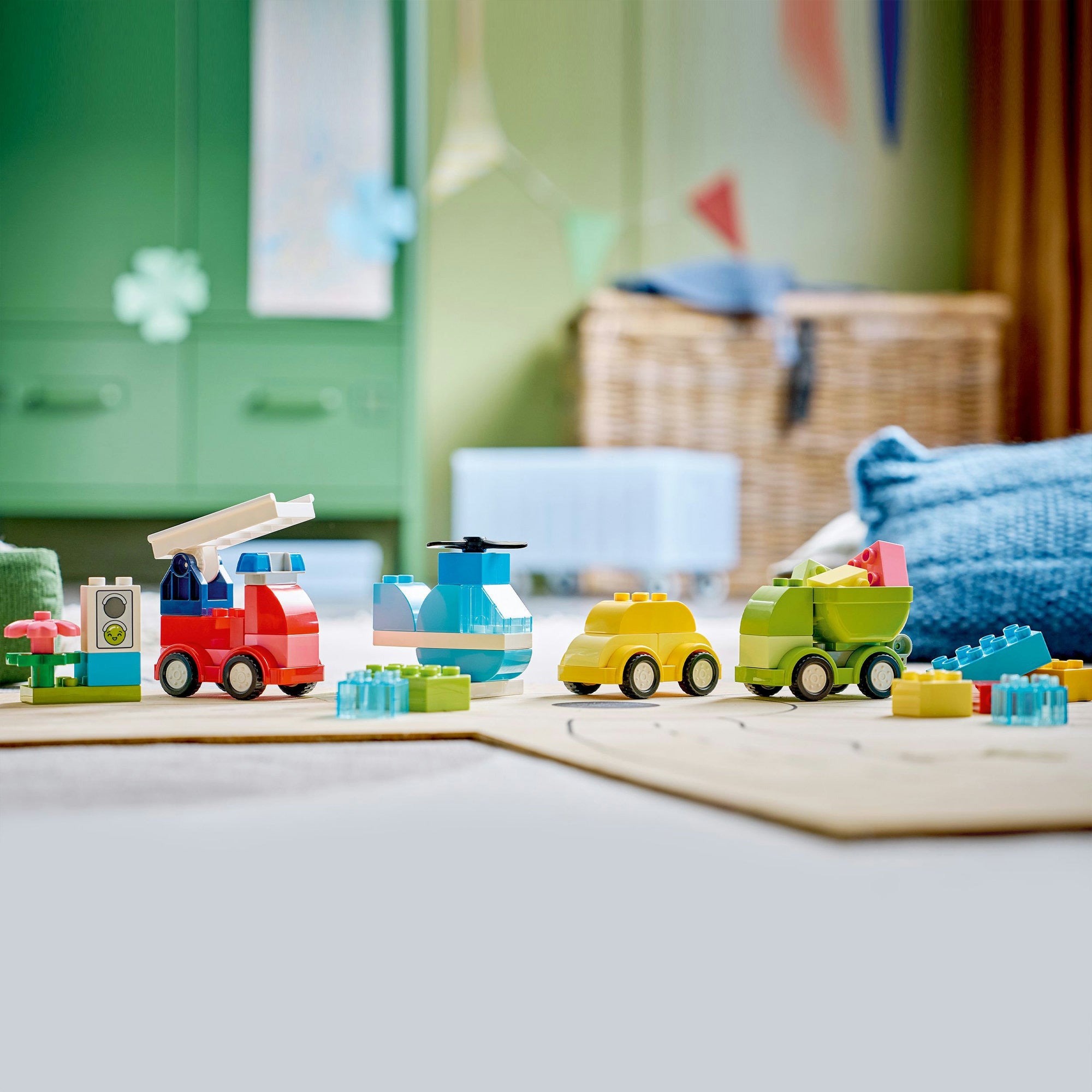 Lego duplo - creatieve voertuigen constructiespeelgoed (10474)
