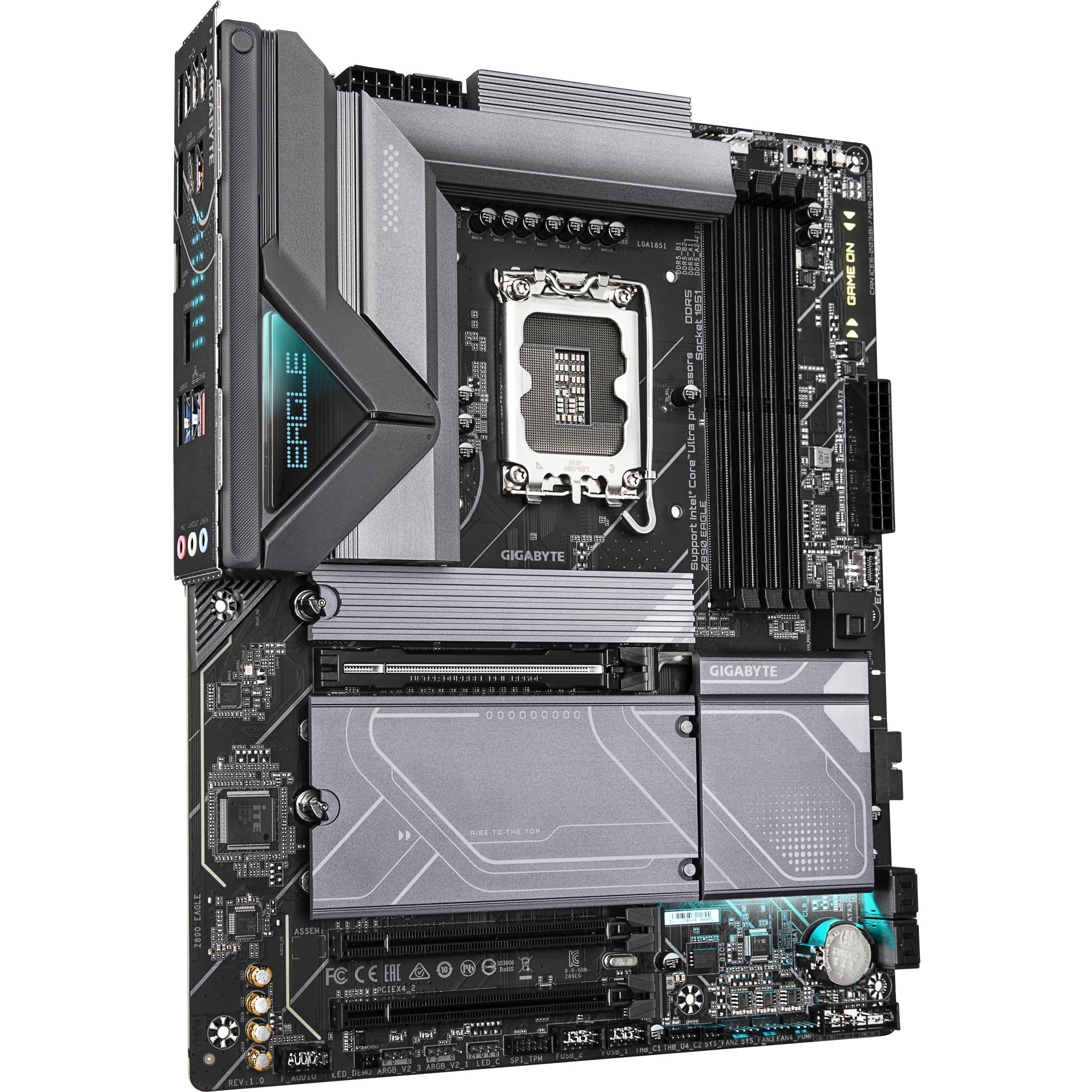 Gigabyte z890 eagle socket 1851 moederbord (raid, 2.5gb-lan, sound, atx)