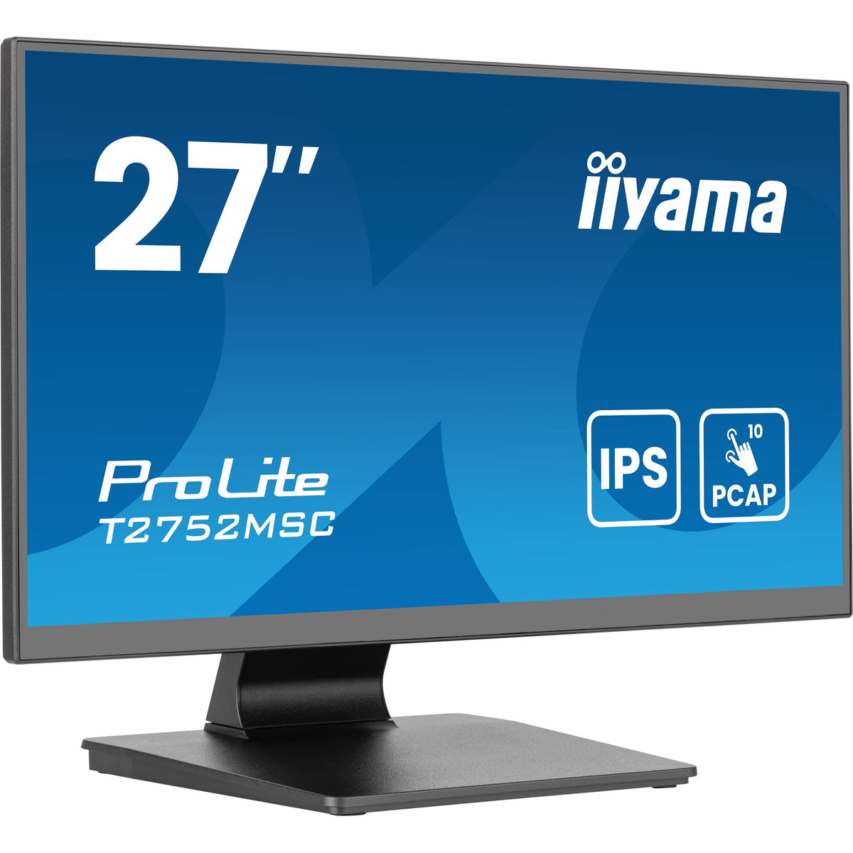 Iiyama prolite t2752msc-b1ag 27 touchscreen monitor (zwart, 1x displayport, 1x hdmi, 2x usb-a)