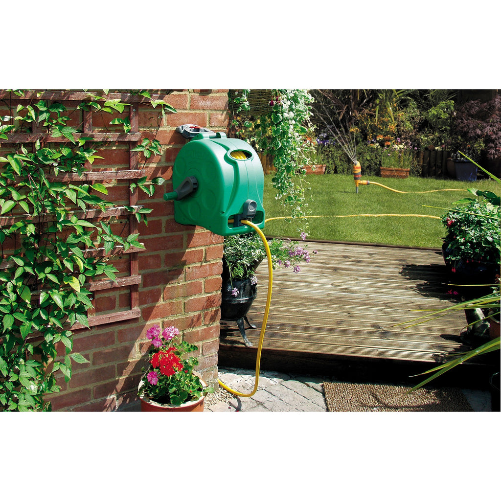 Hozelock compact reel 2 in 1 slanghaspel inclusief 25 m slang