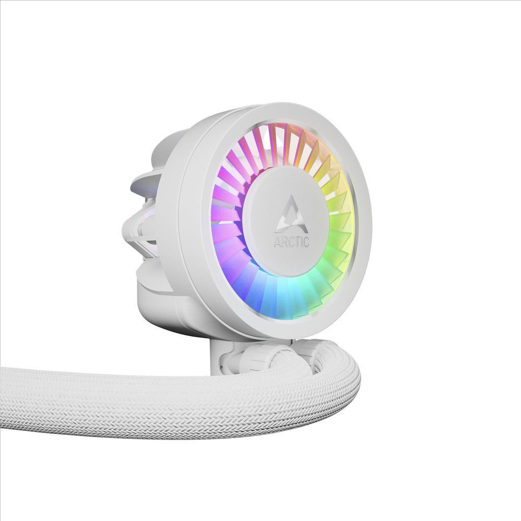 Arctic liquid freezer iii pro 420 a-rgb waterkoeling (wit, 4-pins pwm fan-connector)