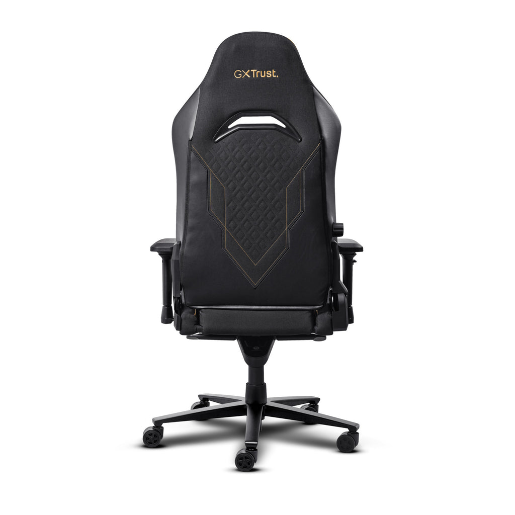 Trust gxt 721 ruya pro premium comfortabele gaming stoel (zwart geel)
