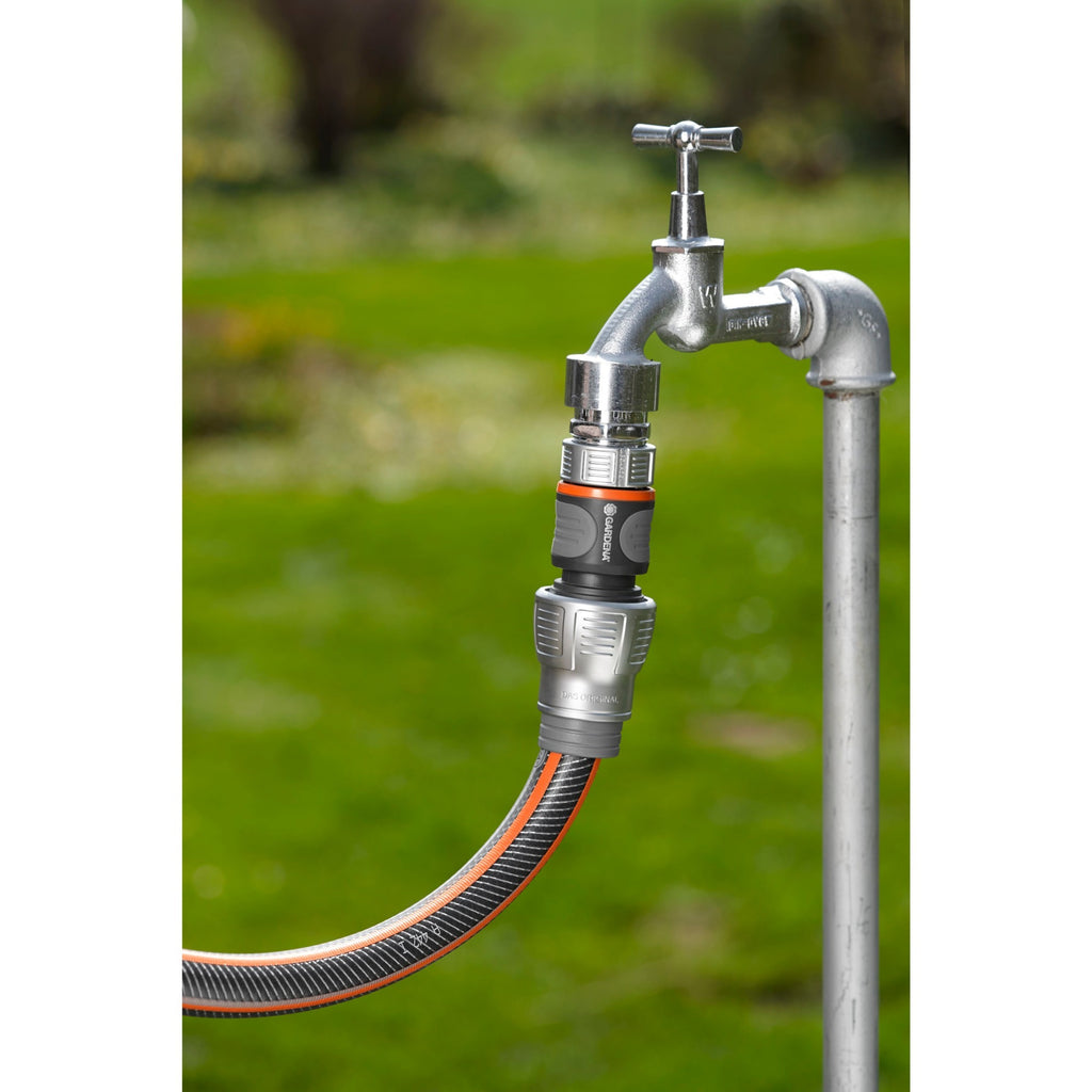Gardena premium slangstuk 19 mm (3 4 ) (grijs zilver, 18256-50)