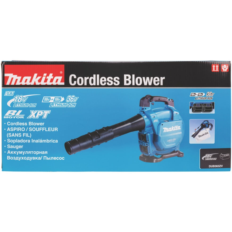 Makita Akku-Laubsauger/Laubläser DUB363ZV 2x18V