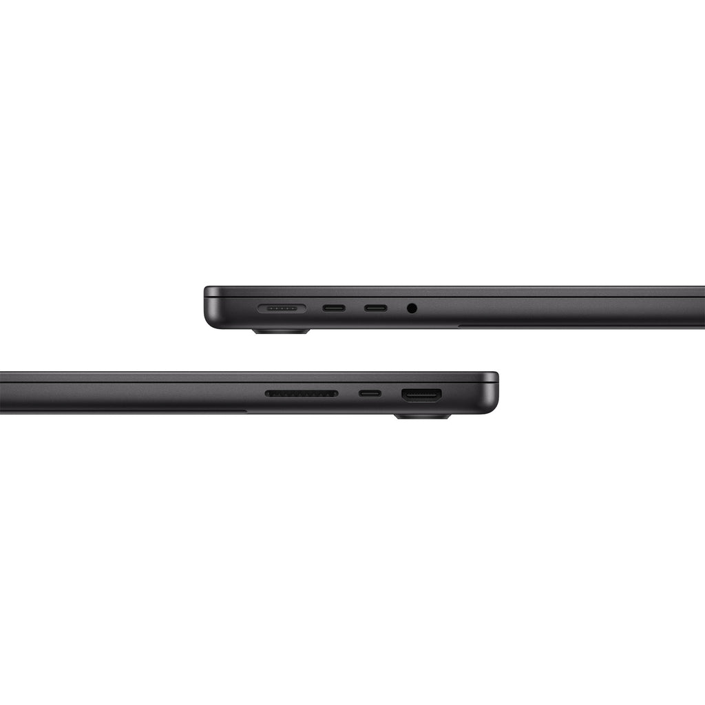 Apple macbook pro 2023 14 (mrx43n a) refurbished laptop (zwart | m3 pro 12 core | 18‑core gpu | 18 gb ram | 1 tb ssd)