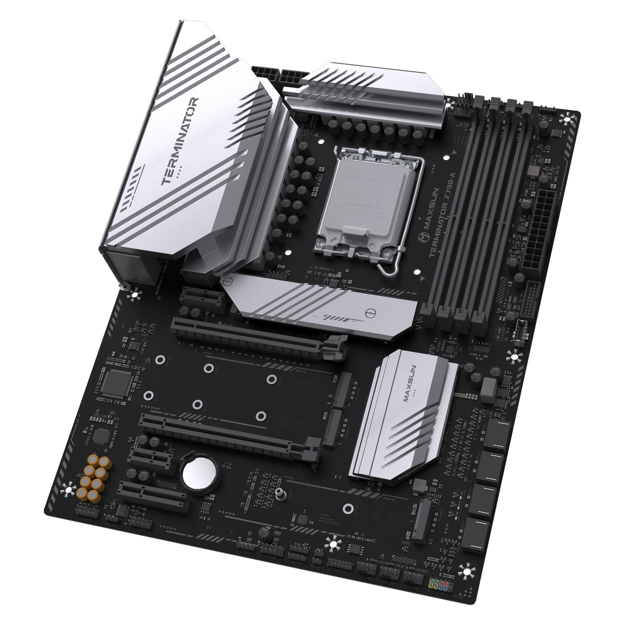 Maxsun ms-terminator z790-a socket 1700 moederbord (zwart, raid, 2.5 gb-lan, sound, atx)