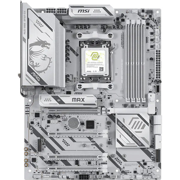 Msi mag b850 gaming plus max wifi socket am5 moederbord (raid, 5gb-lan, wi-fi 7, bluetooth 5.4, atx)