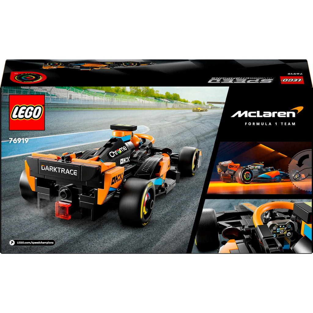 Lego speed champions - mclaren formule 1 racewagen 2023 constructiespeelgoed (76919)