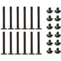 Alphacool radiatorschroeven m3x30 mm m3x5 mm schroevenset (zwart, 24-delig)