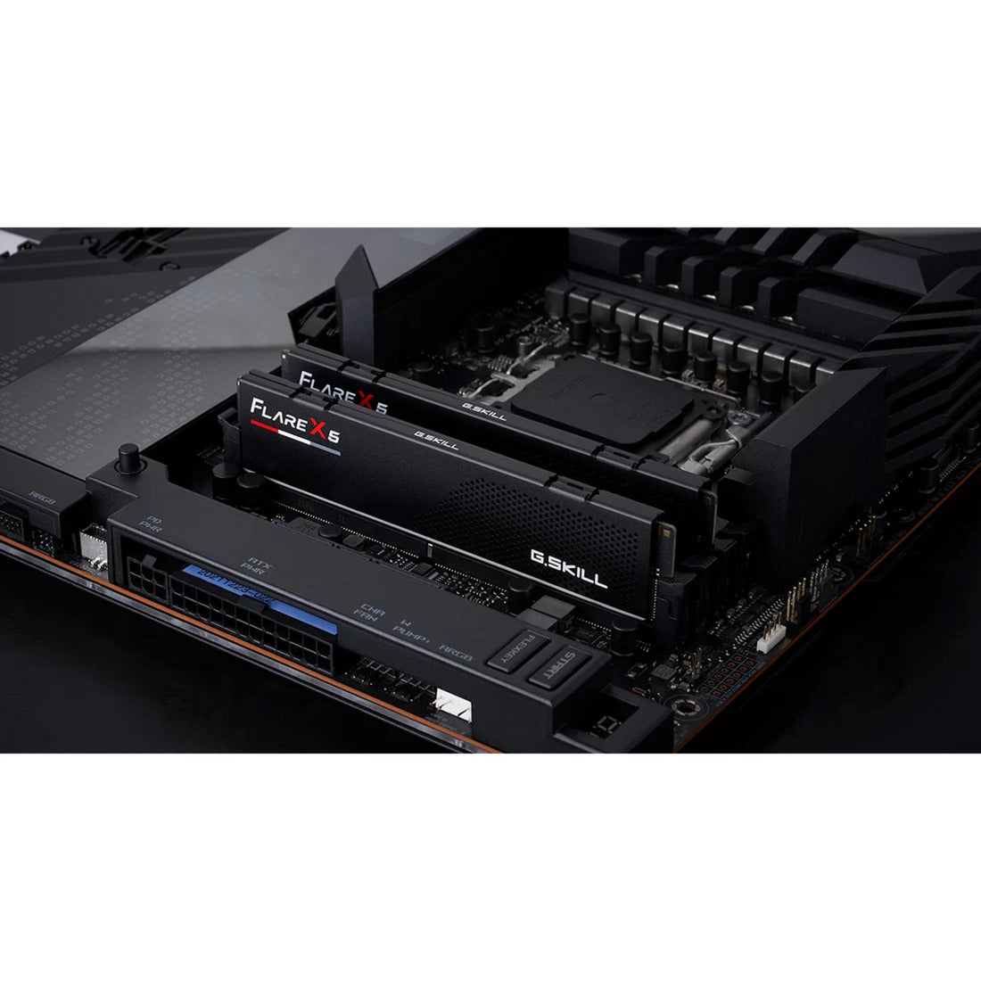 G.skill flare x5 16 gb ddr5-6000 (2x 8 gb) werkgeheugen (zwart, f5-6000j3038f8gh2-fx5, expo)
