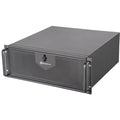 Silverstone rm42-502 rack behuizing (zwart | 2x usb-a 3.2 (5 gbit s) | 1x usb-c 3.2 (5 gbit s) | 2x audio)
