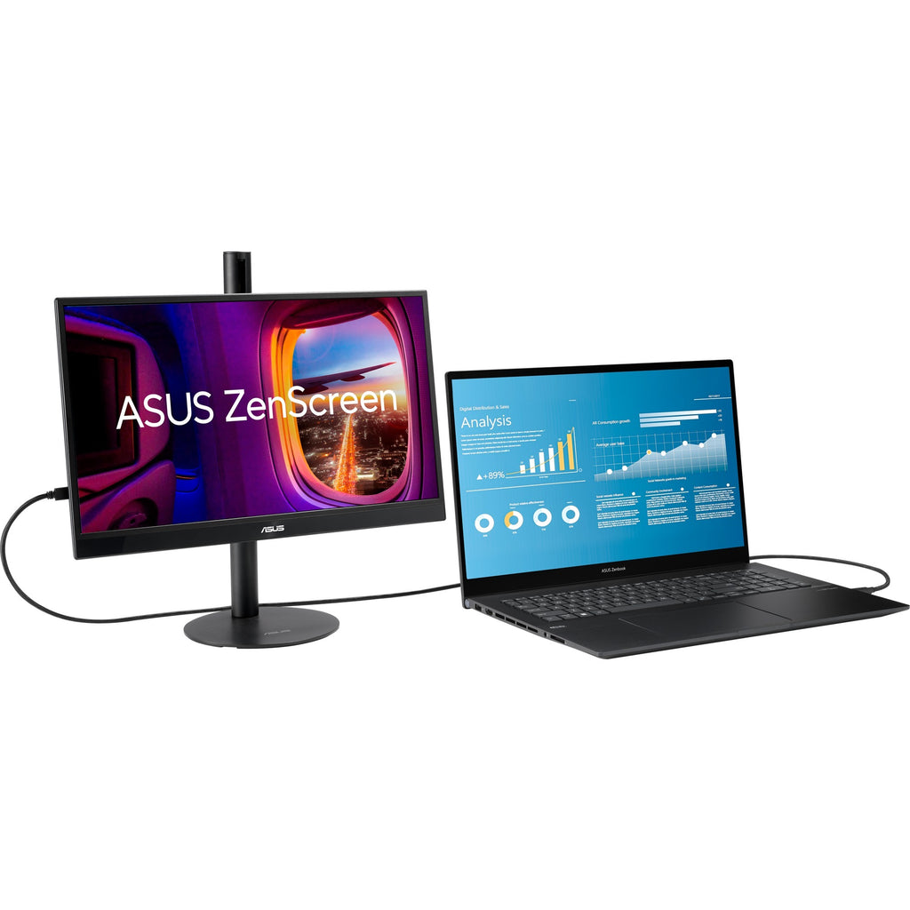 Asus zenscreen mb17ahg portable monitor 17.3 (zwart, 1x hdmi, 2x usb-c, 144 hz)