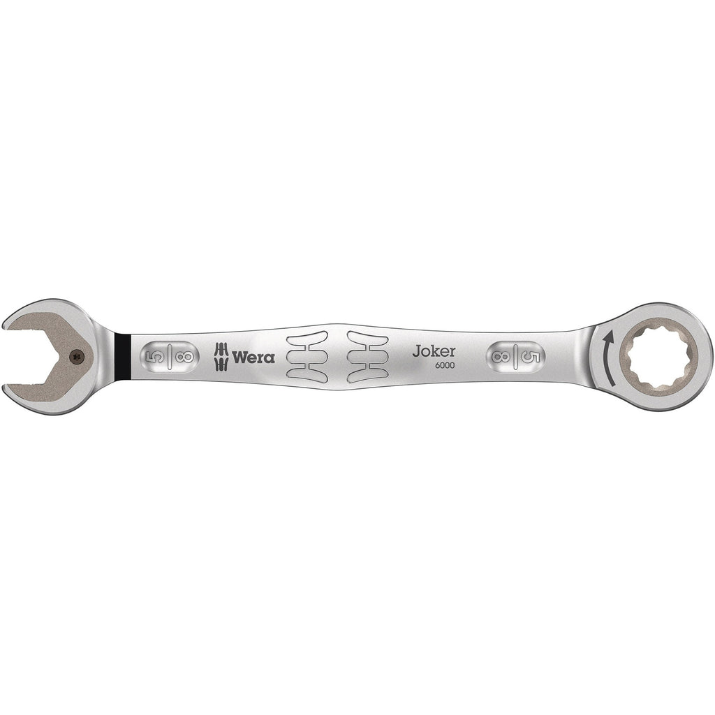 Wera 9632 magneetstrip 6000 joker imperial 1 steek-ringratelsleutelset moersleutel (inch, 8‑delig)