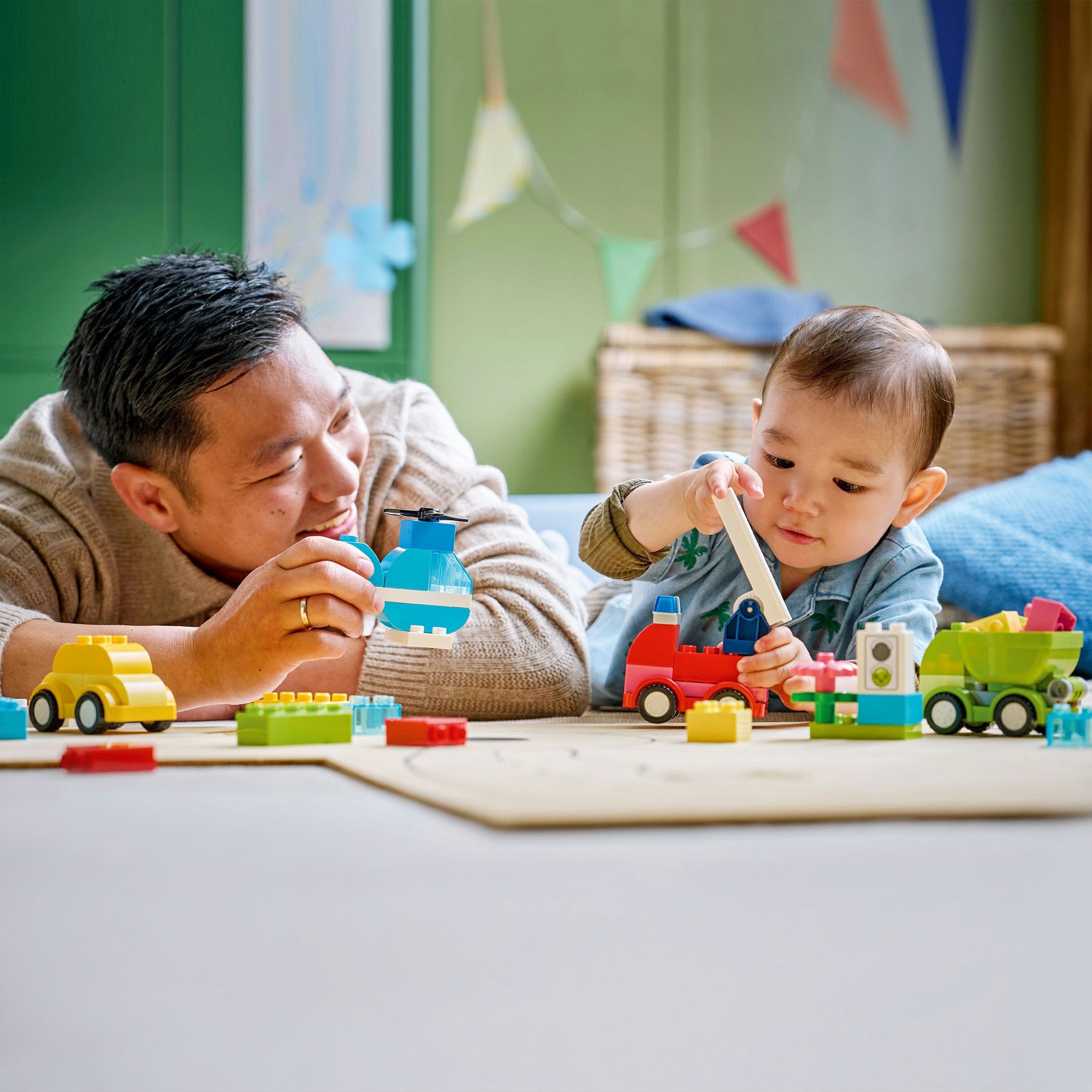 Lego duplo - creatieve voertuigen constructiespeelgoed (10474)