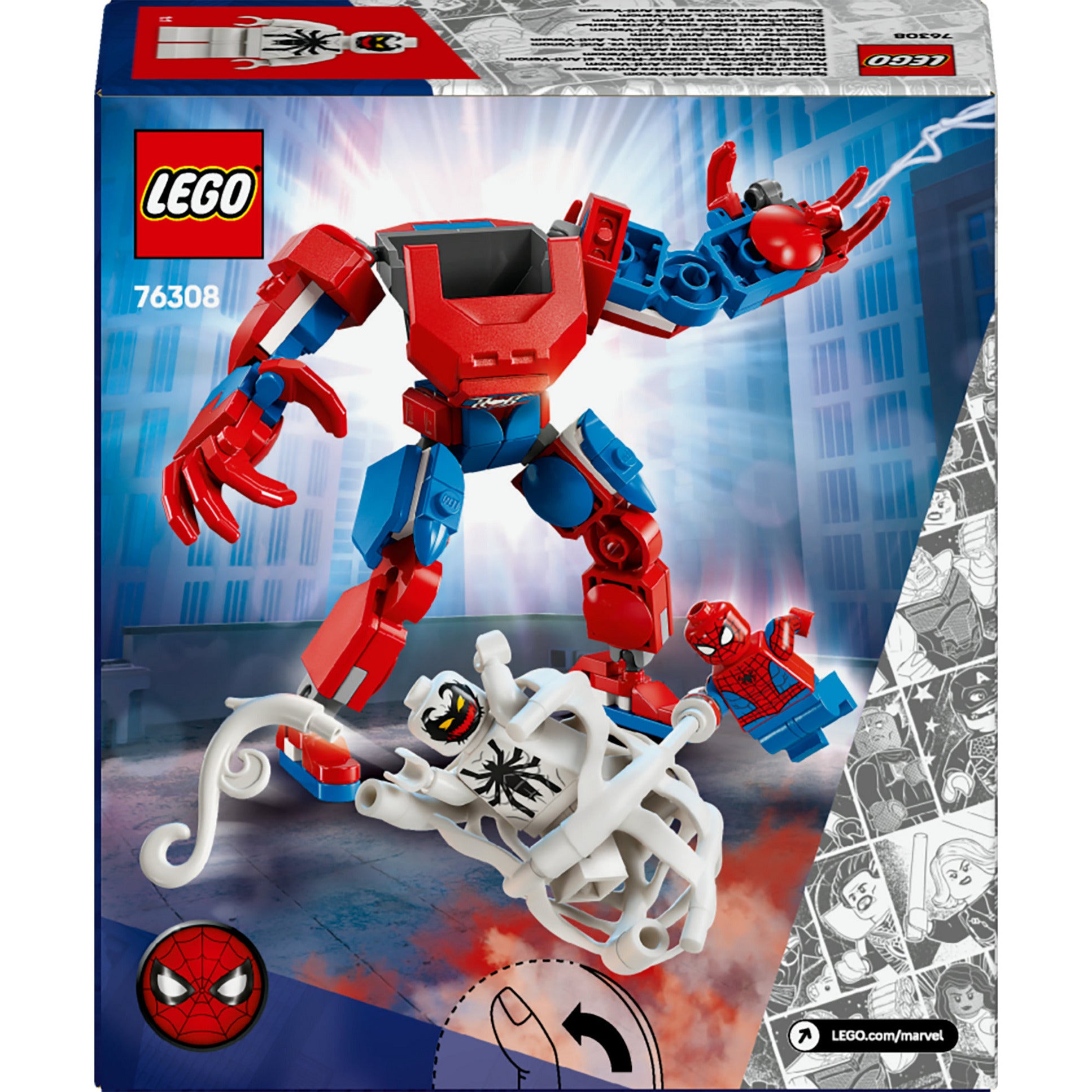 LEGO Superhelden 76308 Spider-Man Mech vs. Anti-Venom