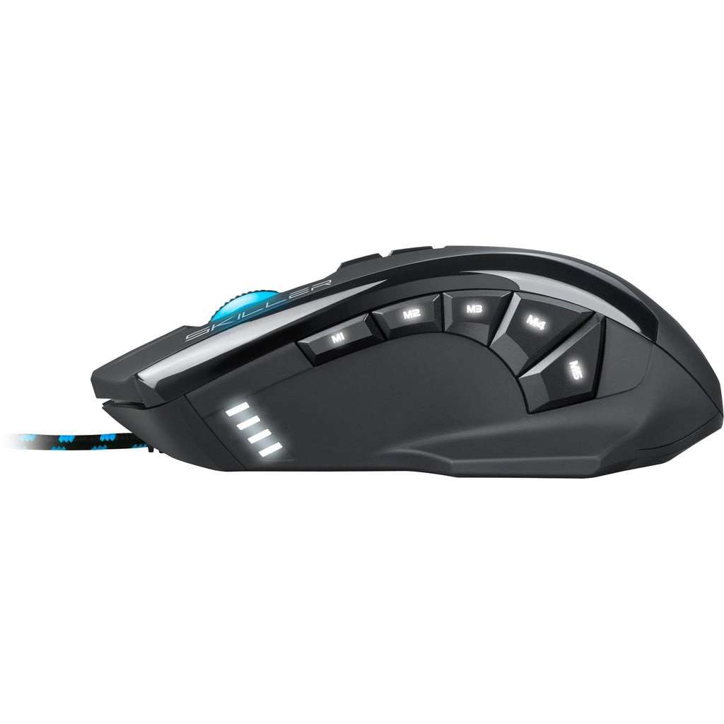 Sharkoon skiller sgm1 rgb gaming muis (zwart, 10.800 dpi, rgb leds)