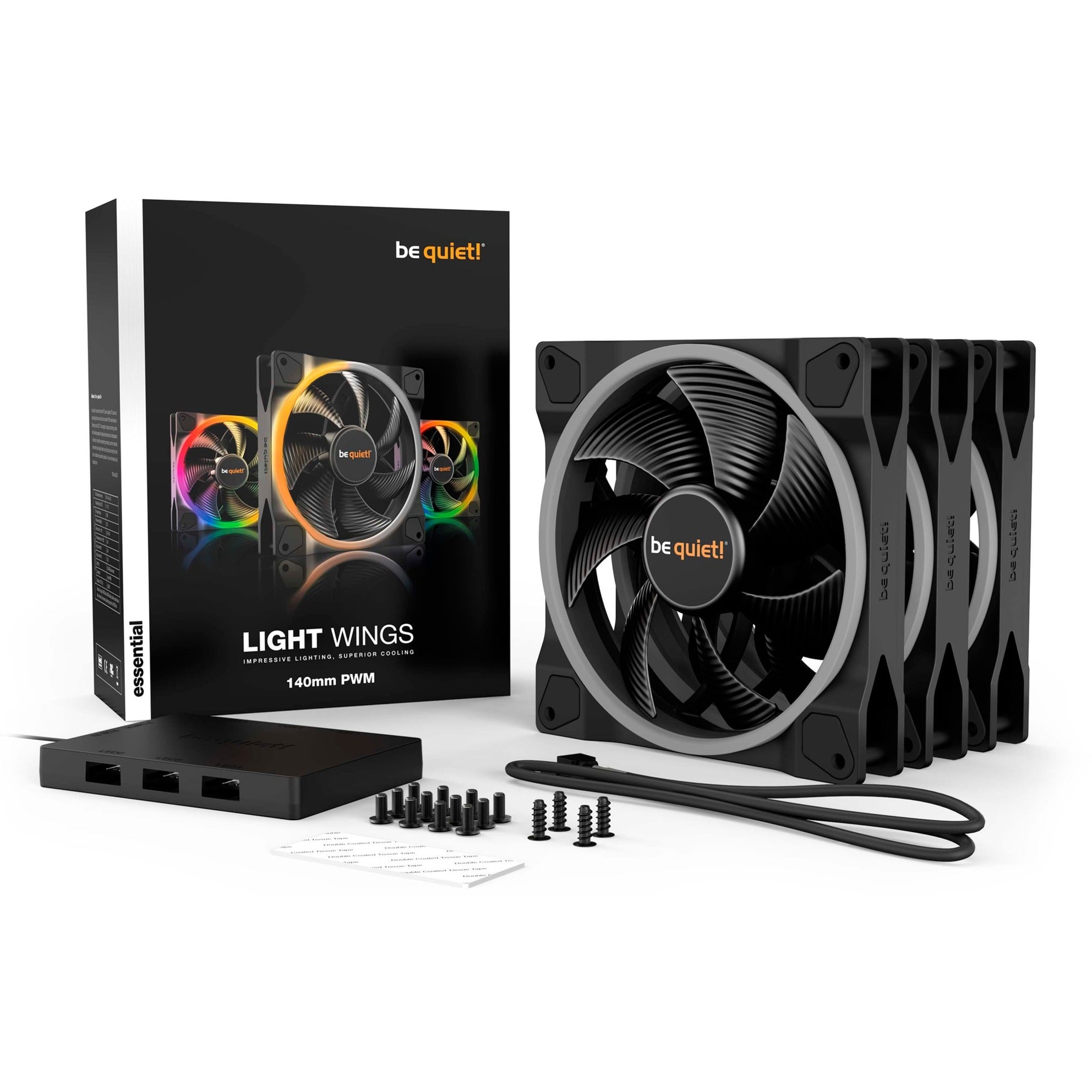 Ruhiges Signal! Leichtes PWM 140 mm Dreierpack