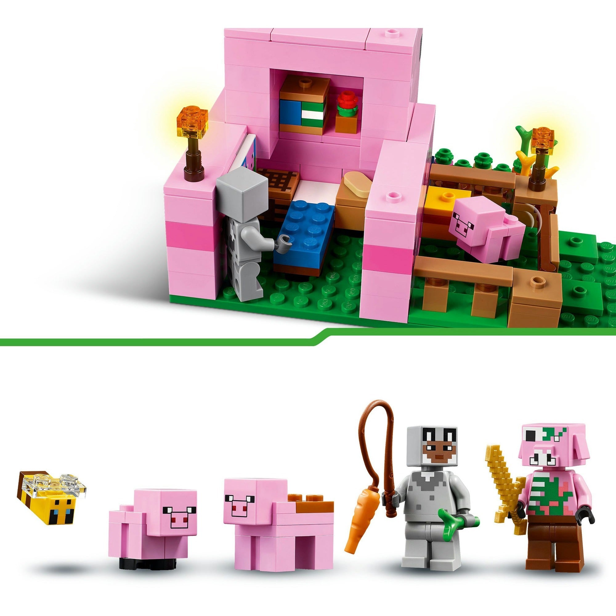 LEGO Minecraft 21268 Das Schweinehaus