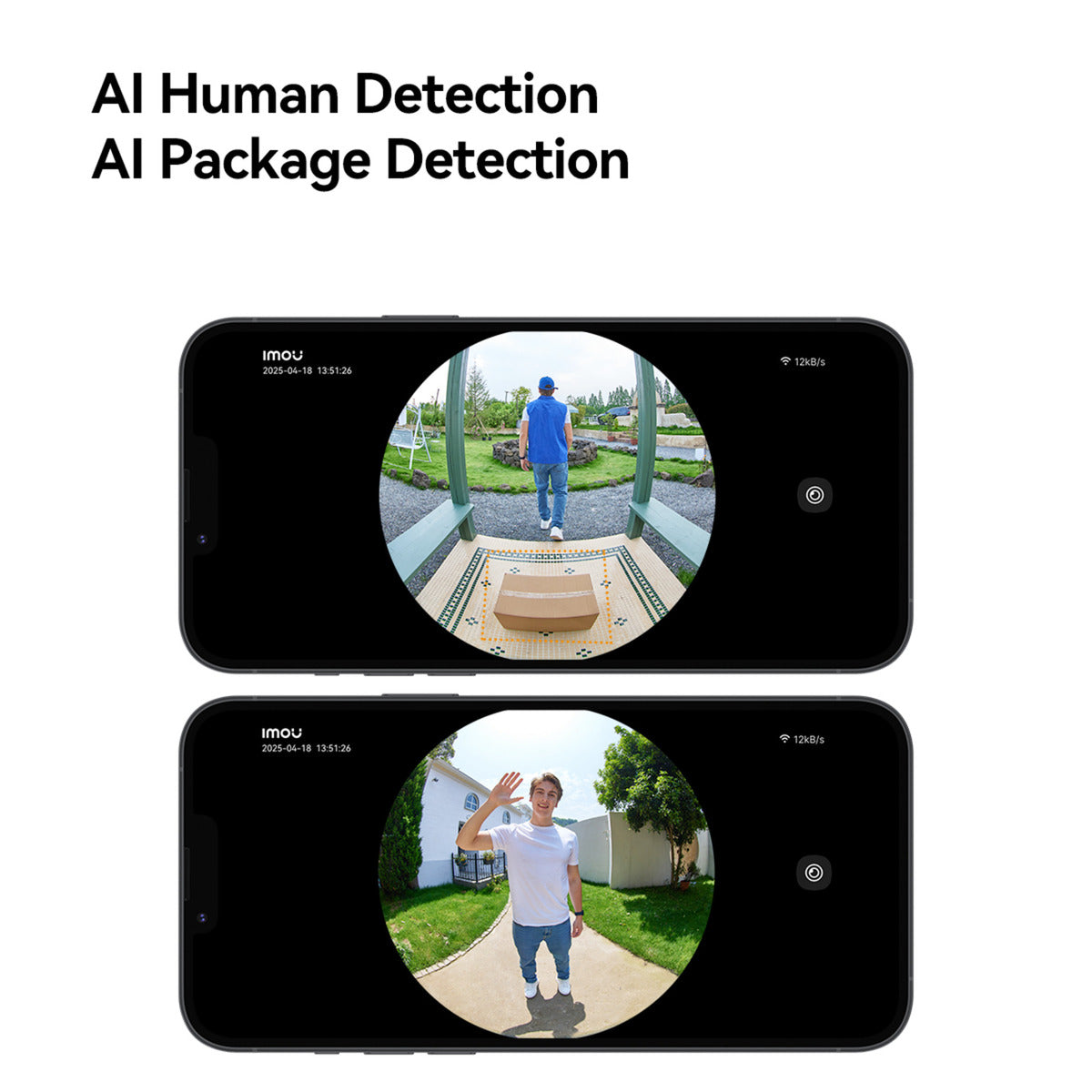 Imou doorbell 3 kit (zwart)