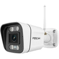 Foscam v5p, 3k 5mp dual-band wifi camera met geluid- en lichtalarm (wit)