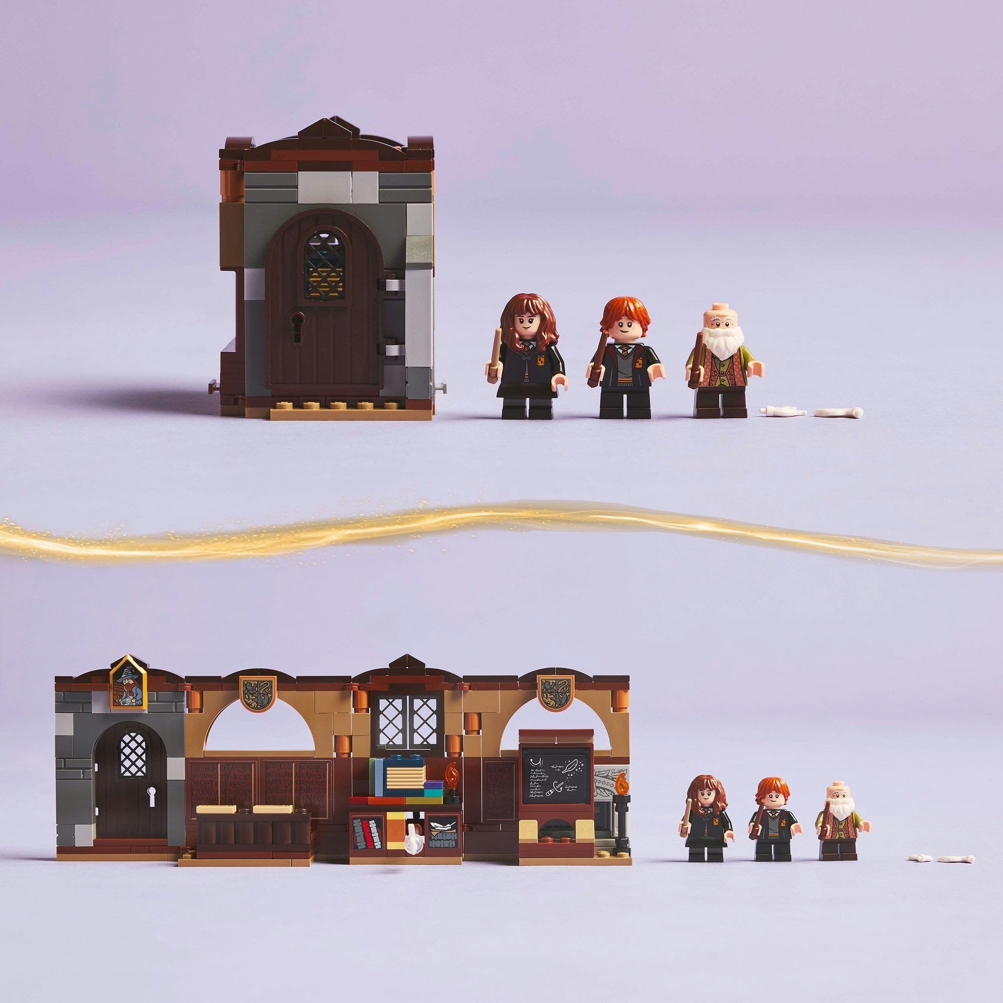 Lego harry potter - kasteel zweinstein: toverspreukenles constructiespeelgoed (76442)