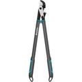 Gardena aambeeldtakkenschaar energycut pro l, met aambeeldsnede (grijs turquoise, 75cm, voor droog hout)