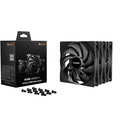 Be quiet! pure wings 3 high-speed case fans (zwart, 3 stuks, 140 x 140 x 25 mm, pwm)