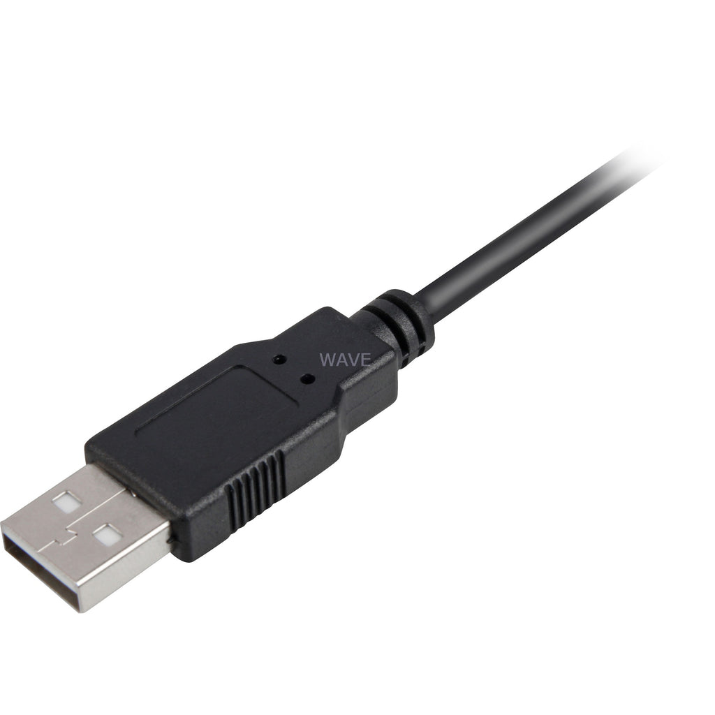 Sharkoon usb-a 2.0 > usb-b kabel (zwart, 3 meter)