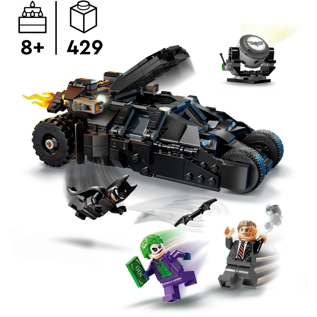 Lego super heroes - batman tumbler vs. two-face en the joker constructiespeelgoed (76303)